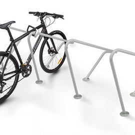 SET OF 25 - RACK 103 ON GROUND LEVEL (with front wheel support) - emogreen